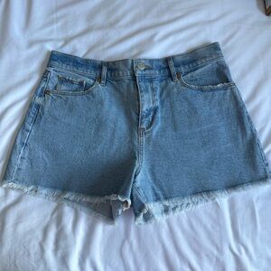 LOFT Light Blue Jean Shorts